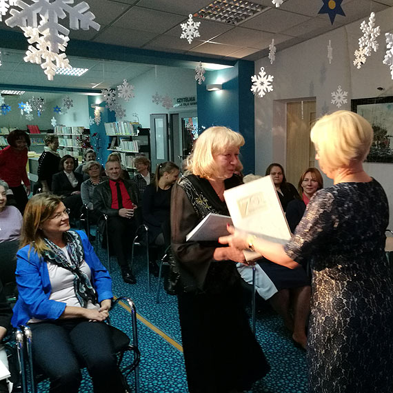 Gala 70 -lecia odbyła się w Miejskiej Bibliotece Publicznej