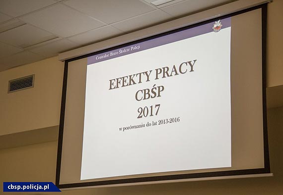 Efekty pracy CBŚP w 2017 roku