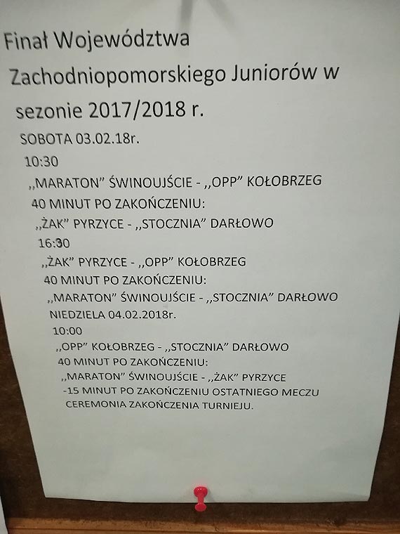 ¦winoujscy siatkarze ,,Maratonu-Espadonu" gospodarzami Turnieju Fina³owego Województwa Zachodniopomorskiego