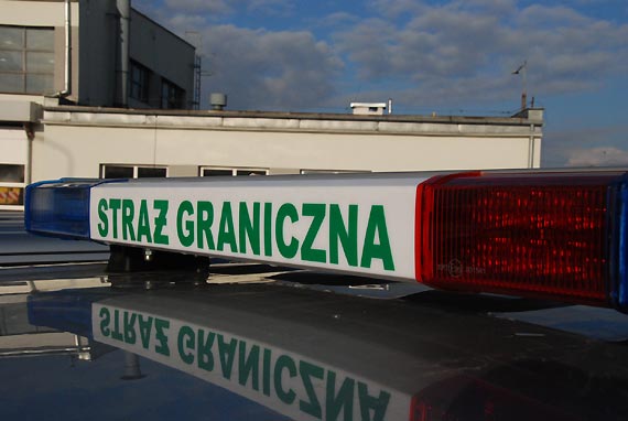 Wamywacz ujty przez funkcjonariusza Stray Granicznej