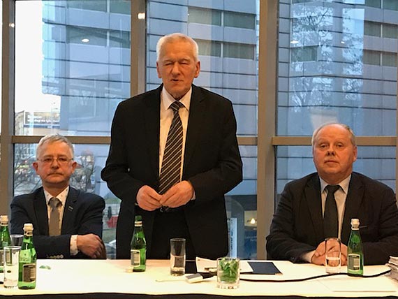 Kornel Morawiecki na spotkaniu Wolnych i Sprawiedliwych