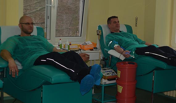 Zbirka krwi w winoujciu w ramach akcji "SpoKREWnieni sub"
