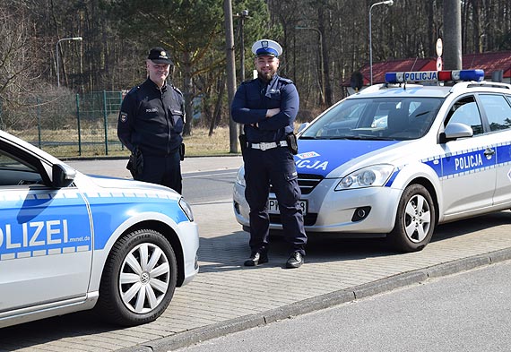 Wsplne patrole Policji polskiej i niemieckiej w winoujciu
