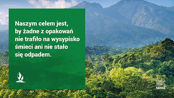Nestl chce wprowadzi opakowania w 100% nadajce si do recyklingu