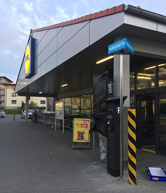 Na terenie sklepu Lidl przy 11 Listopada powstan parkomaty! Jeeli zrobisz zakupy w mniej ni godzin, nie dopacisz