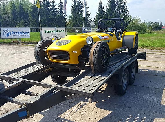 Świnoujski duet wyścigowy z awarią bolidu