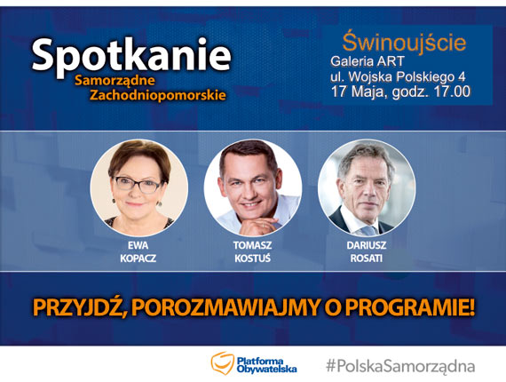 Parlamentarzyci PO RP w winoujciu 