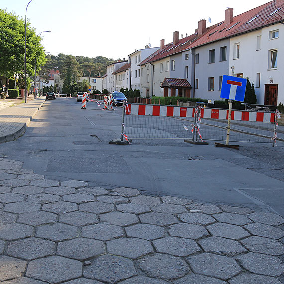 Ulica Roosevelta wyczona z ruchu