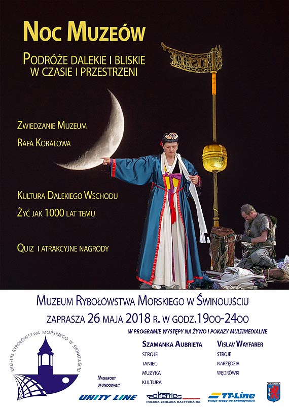 Noc Muzew w Muzeum Rybowstwa Morskiego w najblisz sobot, 26 maja br.