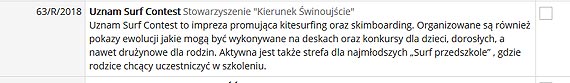 winoujska inicjatywa w Programie Spoecznik