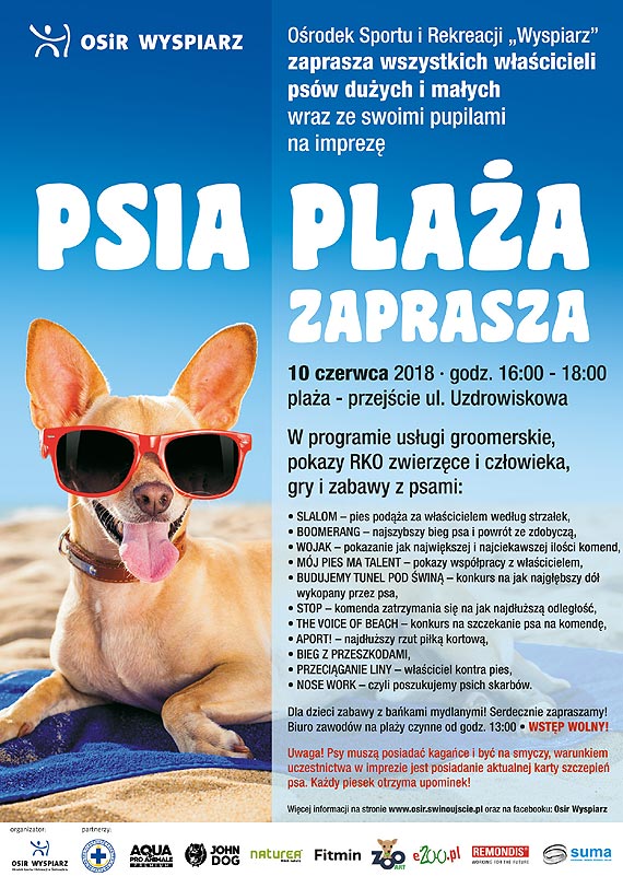 Impreza pod nazw „Psia plaa zaprasza”