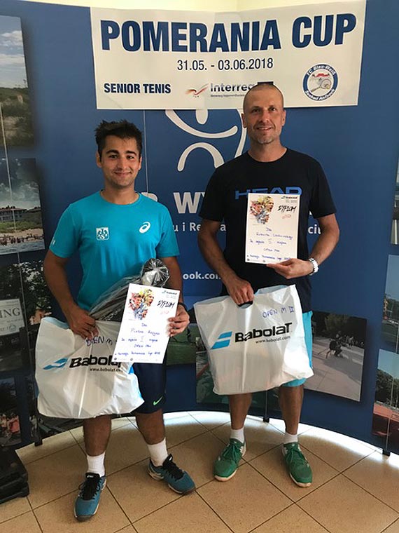 Piotr Kerys ze winoujcia tryumfuje w turnieju tenisa Pomerania Cup
