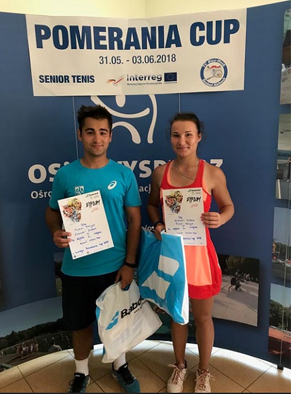 Piotr Kerys ze Świnoujścia tryumfuje w turnieju tenisa Pomerania Cup