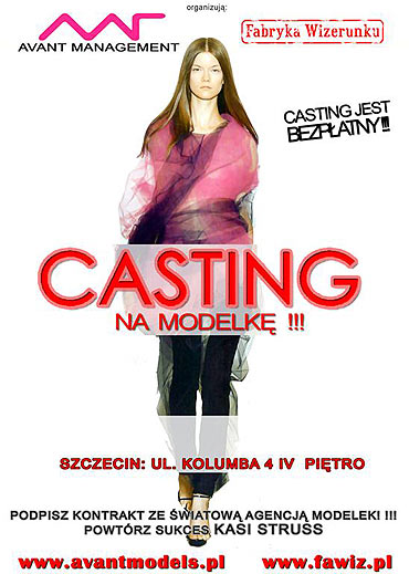 Casting na modelk i modela