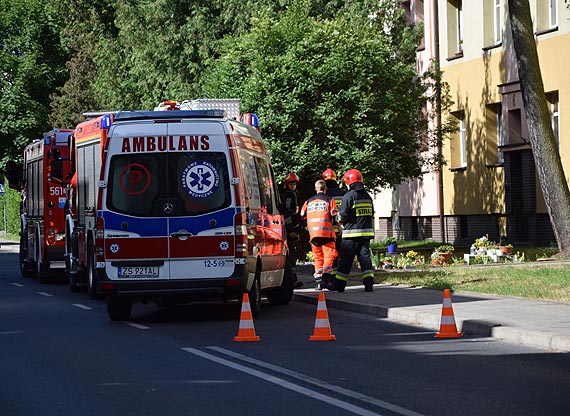 Kobieta potrzebowaa pomocy - pierwsi przybyli straacy