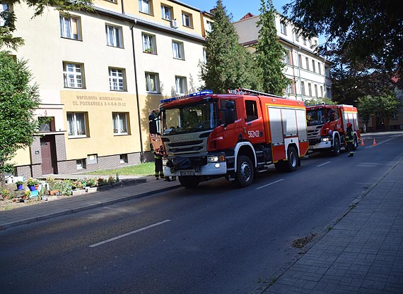 Kobieta potrzebowaa pomocy - pierwsi przybyli straacy