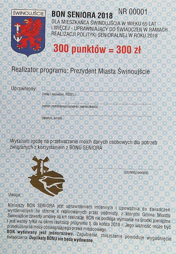 Od dzisiaj ruszył Bon Seniora