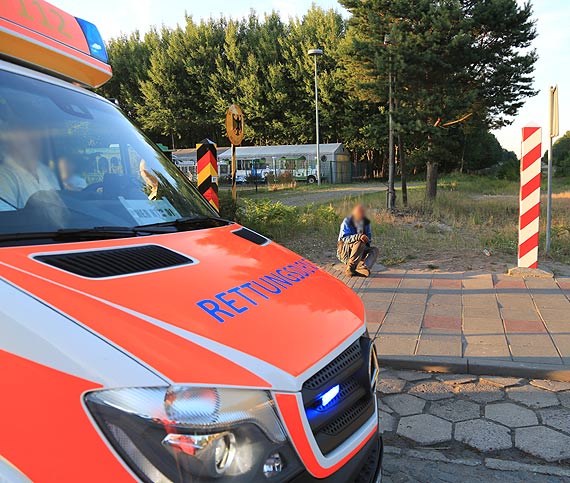 Niemieckie i polskie służby wyruszyły na pomoc bezdomnemu!