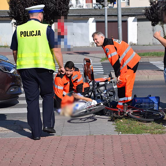 Rowerzystka pod koami samochodu! Grone potracenie na ulicy 11 Listopada
