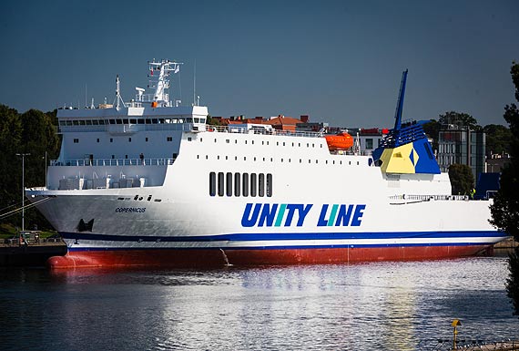 M/F Copernicus wpyn na tras winoujcie – Trelleborg