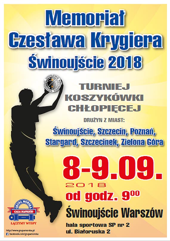 Memoriał Czesława Krygiera Świnoujście 2018