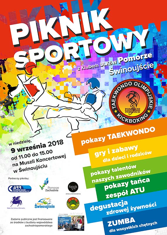 Piknik Sportowy z klubem ULKSW Pomorze winoujcie
