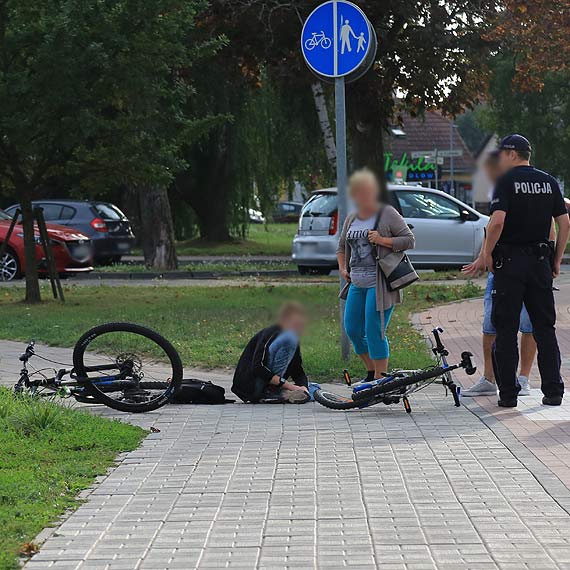 Grony wypadek rowerzystw. 13-letek odnis powane obraenia