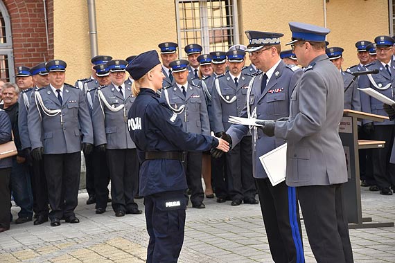 Nowi policjanci zoyli lubowanie