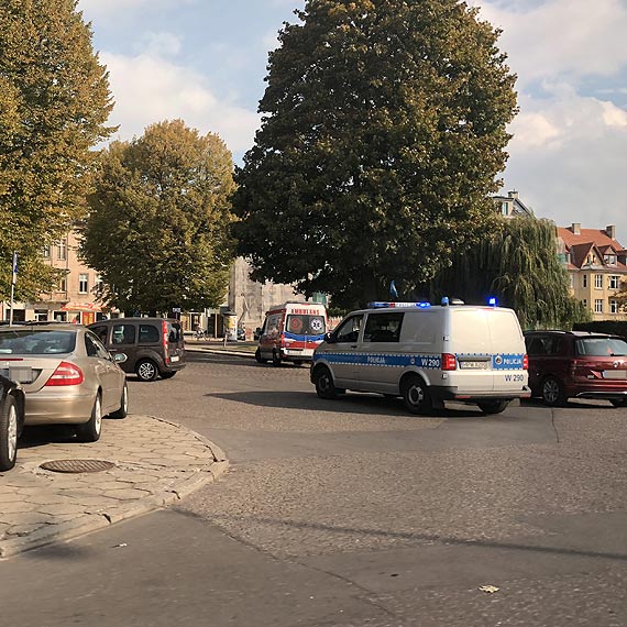 Kolizja na Wybrzeu Wadysawa IV. Jedna osoba trafia do szpitala