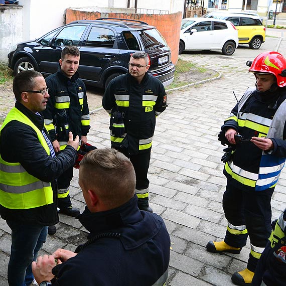 W budynku uzdrowiska Bałtyk odbyły się ćwiczenia ratowniczo-pożarnicze