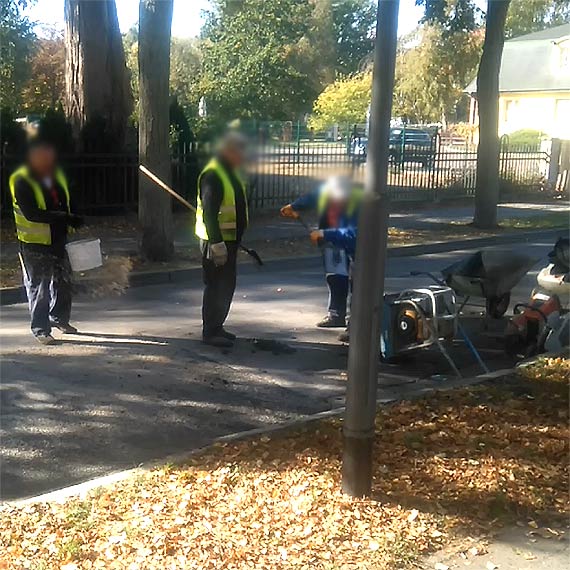 Kln, jak budowlacy, czyli jak w winoujciu naprawia si drogi