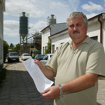 Komu przeszkadza betoniarnia?
