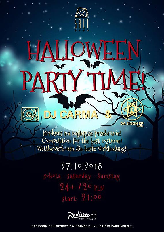 ¦winouj¶cie w weekend: urodziny Aquaparku i zabawa halloweenowa dla dzieci i doros³ych w Radisson Blu