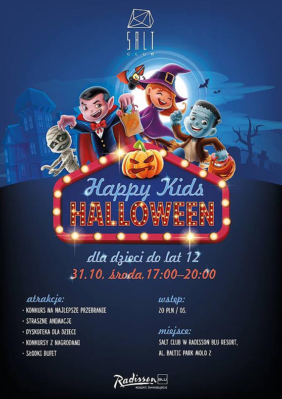 ¦winouj¶cie w weekend: urodziny Aquaparku i zabawa halloweenowa dla dzieci i doros³ych w Radisson Blu