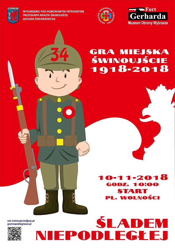 Niepodlega. Gra miejska w winoujciu. Do wygrania nawet 3.000 zotych