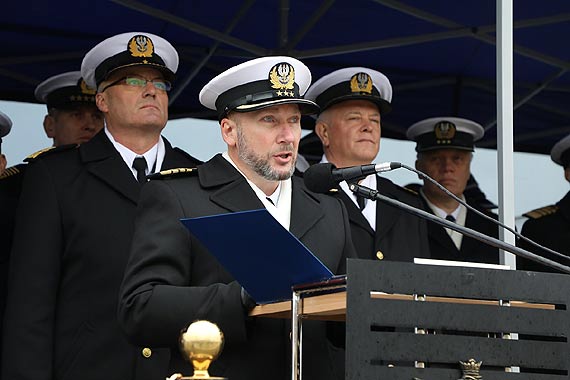 Komandor Piotr Nie dowdc 8. Flotylli Obrony Wybrzea