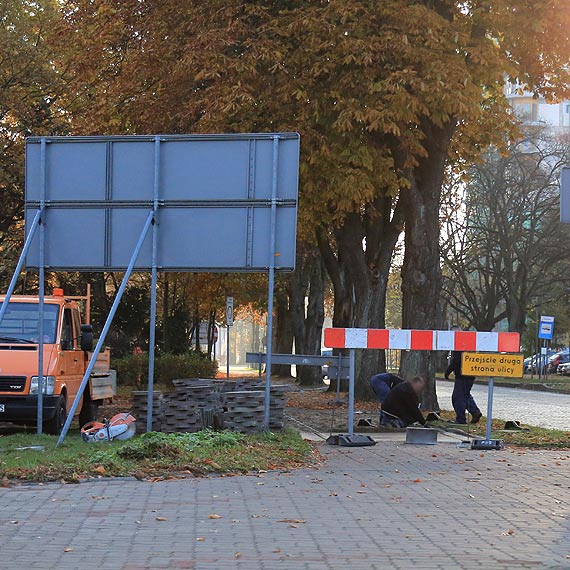 Chodnik midzy ulic Moniuszki a Lemiana zosta wyrwnany