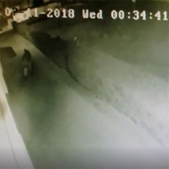 Monitoring nagra zodzieja roweru. Moe kto go zna?