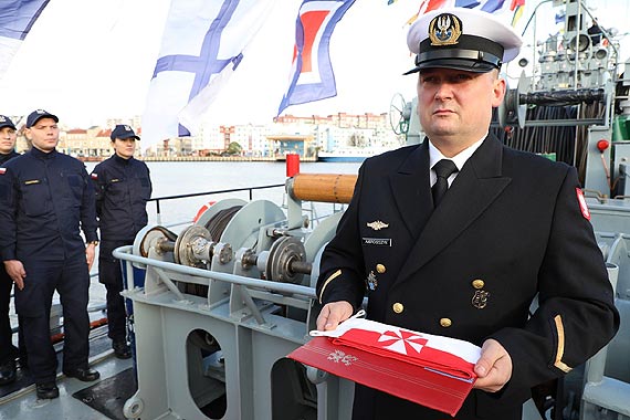 Nowy dowódca ORP Hańcza