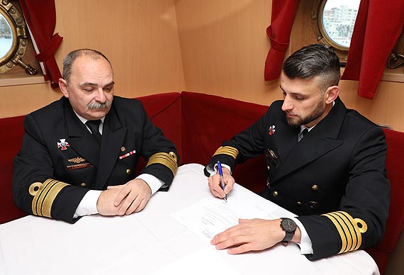 Nowy dowódca ORP Hańcza