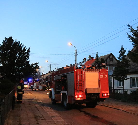 Cztery zastpy Stray Poarnej interwenioway z powodu poaru w kominie