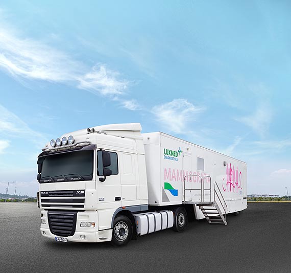 Mammobus LUX MED - bezpatne badania mammograficzne dla kobiet w wieku 50-69 lat w styczniu 2019 - winoujcie