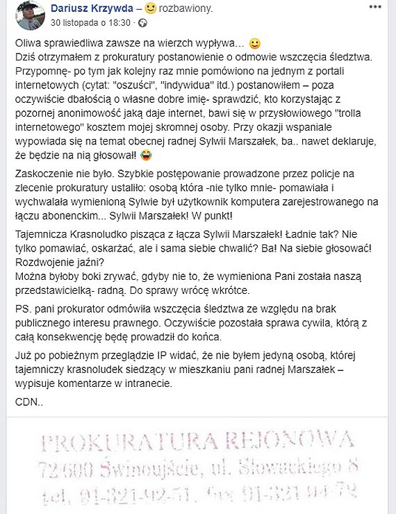 Ku przestrodze: myl co piszesz! W sieci nikt nie jest anonimowy!