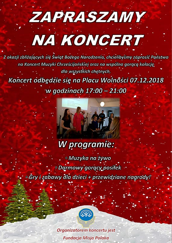 W pitek na Placu Wolnoci odbdzie si przedwiteczne spotkanie przy muzyce i wsplnym stole
