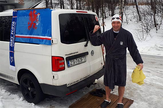 Michał Stefaniak II Vicemistrzem Polski na 500 m w pływaniu zimowym