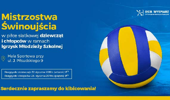Zaproszenie na Mistrzostwa Świnoujścia w piłce siatkowej