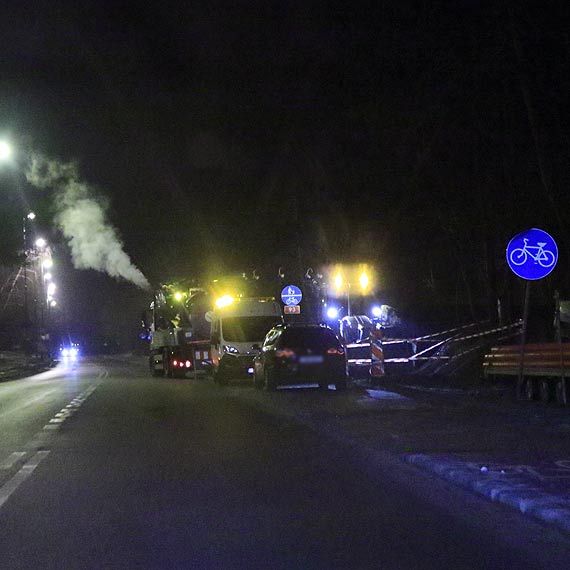 Uszkodzono rurocig kanalizacji