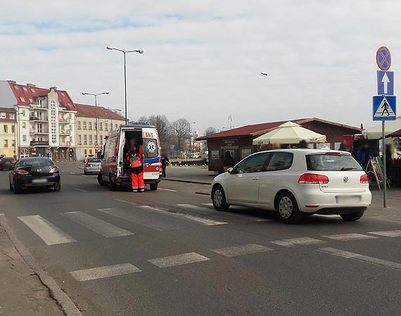 Potrącenie na ulicy Władysława IV