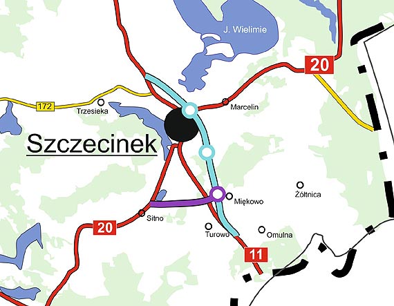Jest przetarg na opracowanie dokumentacji dla obwodnicy Szczecinka w ciągu DK20