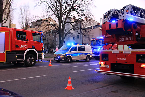 Fałszywy alarm i… prawdziwa stłuczka